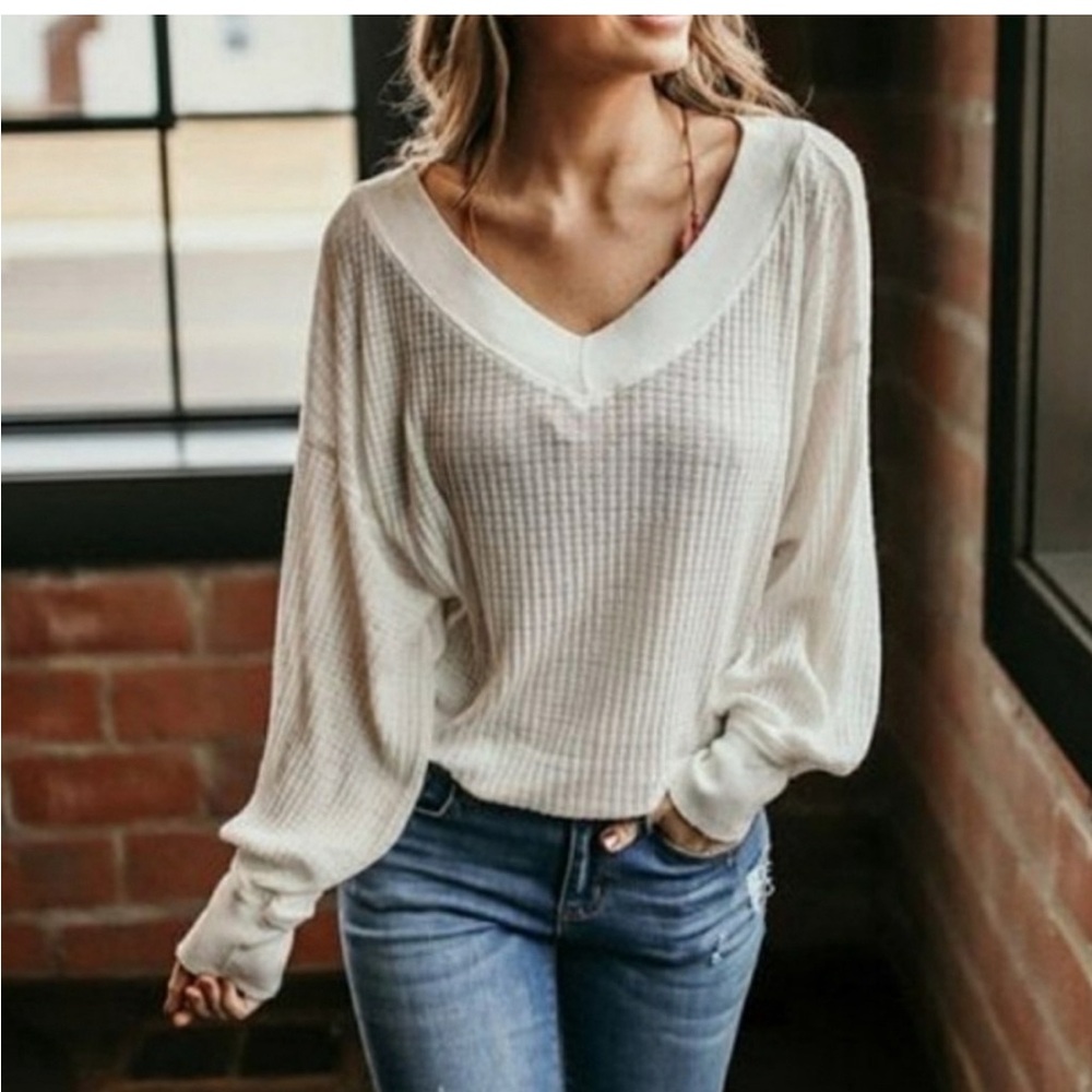 Free People Vneck Sweater